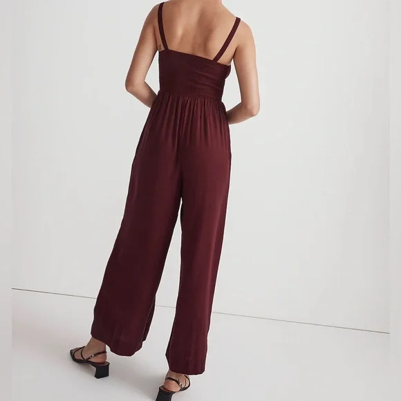 NWT / Madewell The Lucie Wide-Leg Jumpsuit - Picture 3 of 8